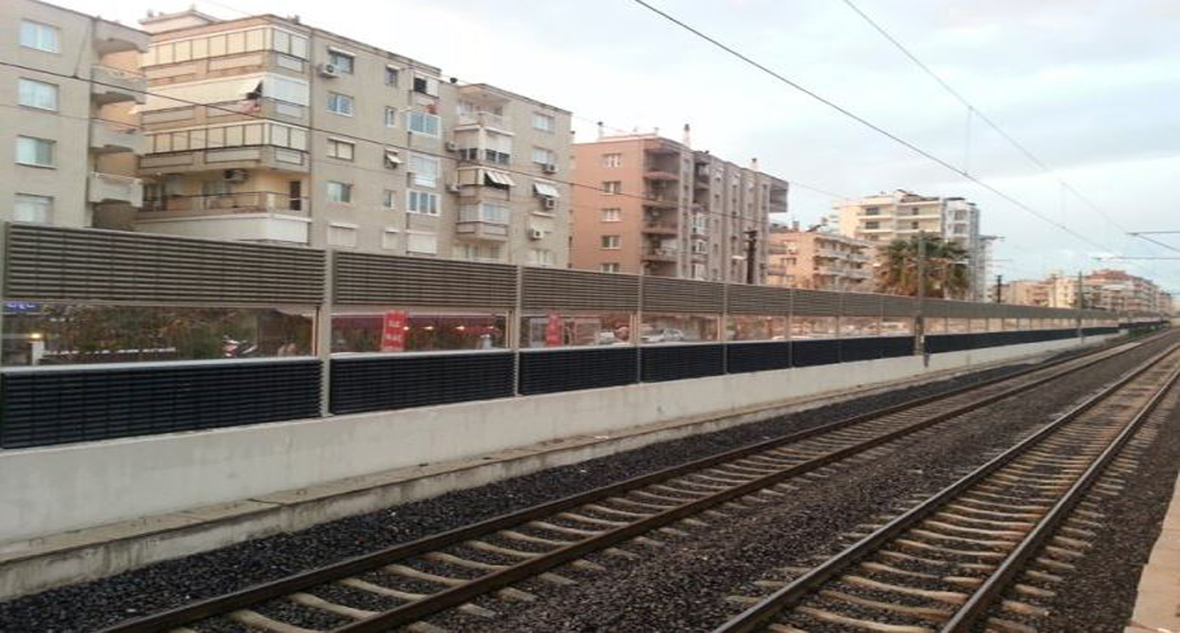 Hilal – ​​Bandırma Line Demirköprü and Menemen Stations Noise Barrier